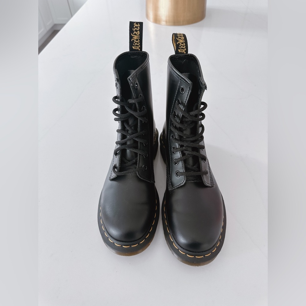 Dr. Martens Black Combat Boots